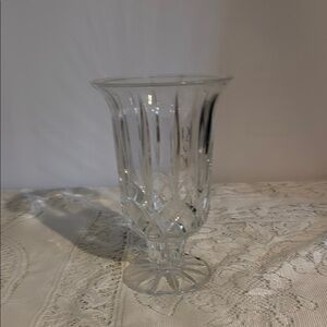 Elegant Clear Glass Vase